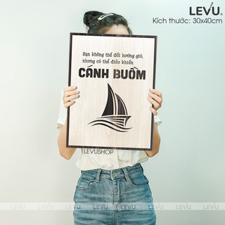 Tranh treo phòng làm việc tạo động lực thúc đẩy sáng tạo LEVU032