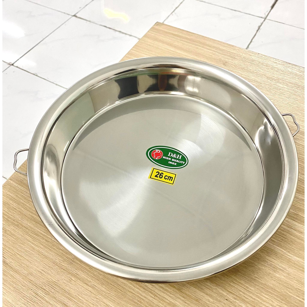 Khay tròn /Xửng bơ hấp chả inox HH cao cấp đủ kích cỡ | Shopee Việt Nam