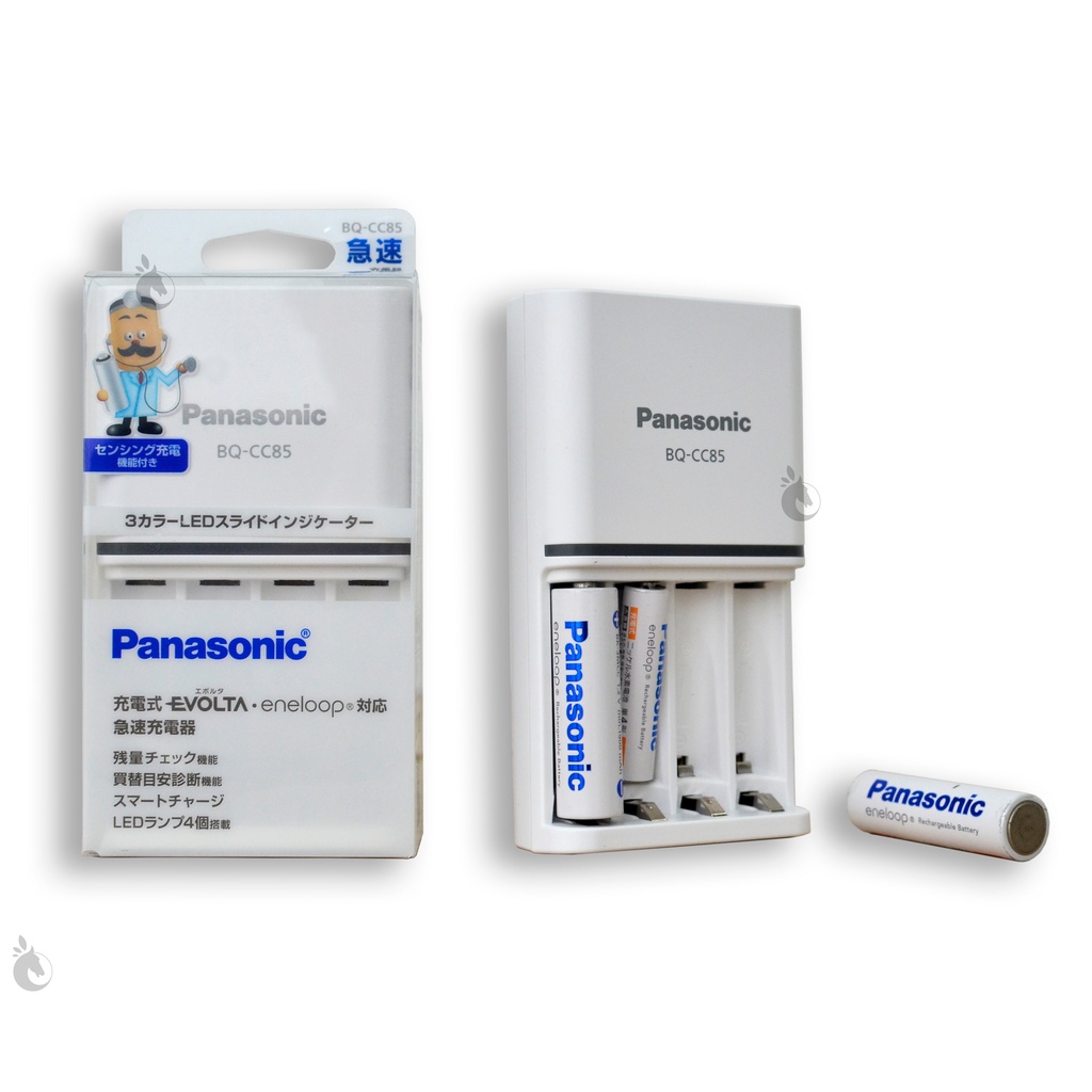 Bộ Sạc Nhanh Thông Minh Panasonic BQ-CC85 , 4 Slot Cho Pin Eneloop ...