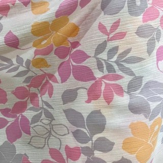 Vải Xô Cotton Hoa Mặt Gân Co Giãn Nhẹ Mềm Rũ Khổ 1m25