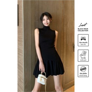 Set áo váy cổ lọ cao cấp LUST chất liệu dày dặn thiết kế đẹp - M40
