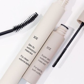 Mascara Chống Nước 3CE Super Slim Waterproof Siêu Mỏng Cực Cong Tơi Mi - Bebeau