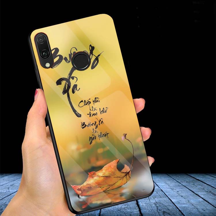 Ốp Lưng HUAWEI NOVA 3I, 3E mặt kính cường lực cao cấp, hàng new
