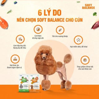 [1.2KG] Hạt mềm Soft Balance tốt cho da và đường ruột dành cho chó mọi lứa tuổi