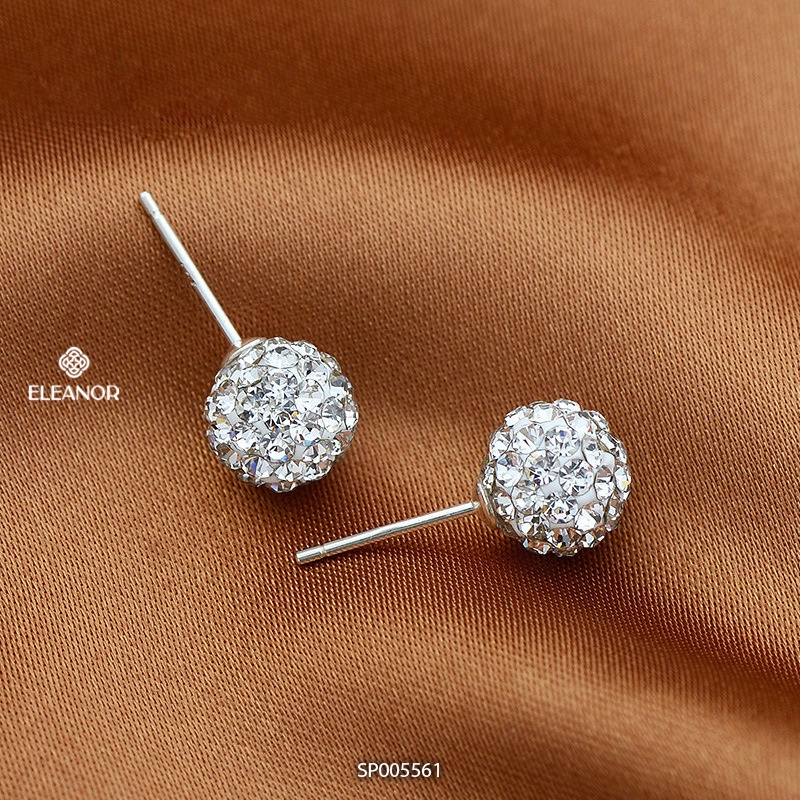 Bông tai nữ chuôi bạc 925 Eleanor Accessories hình cầu phụ kiện trang sức khuyên tai 5561