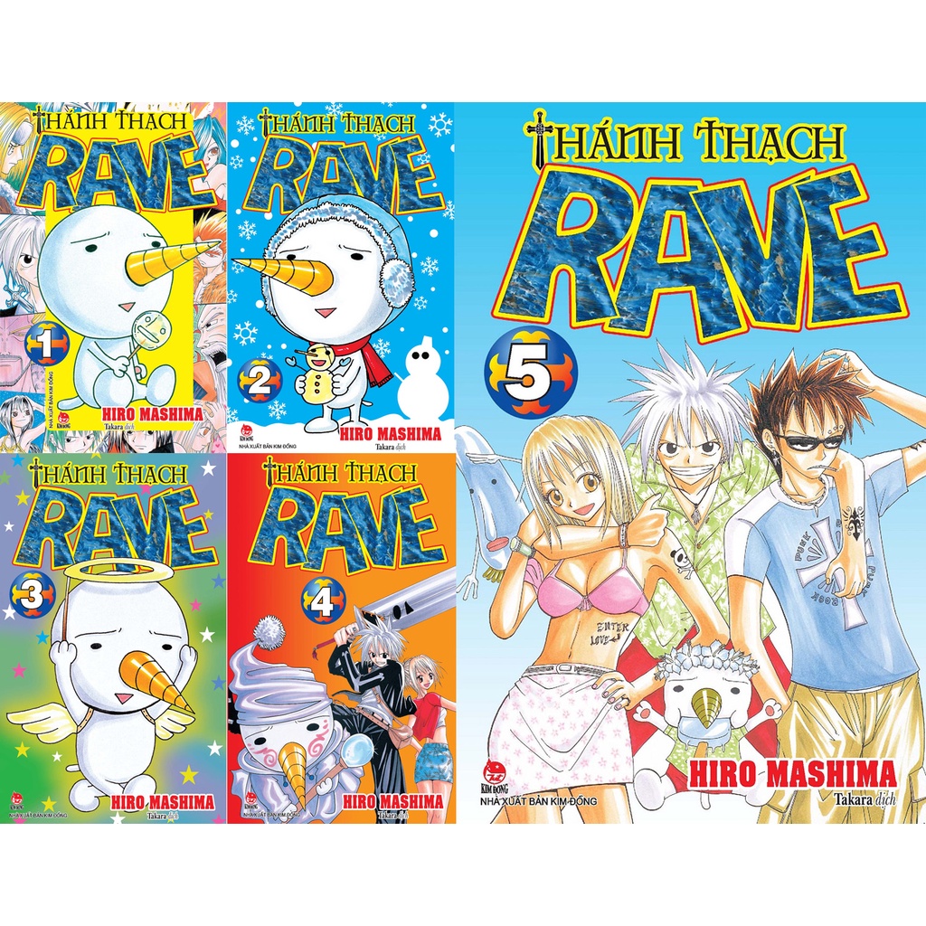 Truyện Tranh - Thánh Thạch Rave - Combo Tập 1-5 (5 Tập) - Đủ Quà Tặng ...