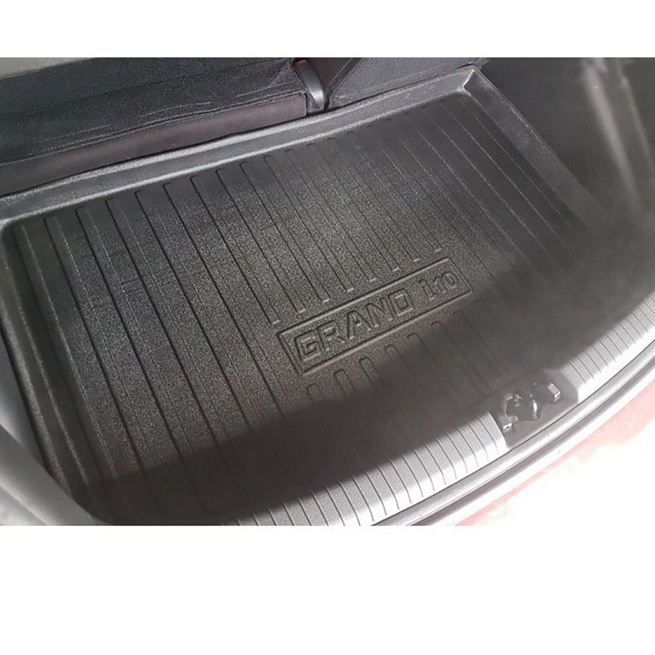 Lót cốp nhựa xe Hyundai i10 2014-2022, Nhựa dẻo không mùi, vệ sinh dễ dàng. Đủ 2 bản sedan và hatchback