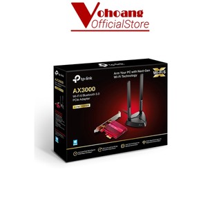 Card mạng PCIe Wi-Fi 6 AX3000 tích hợp Bluetooth 5.0 TP-Link Archer TX3000e