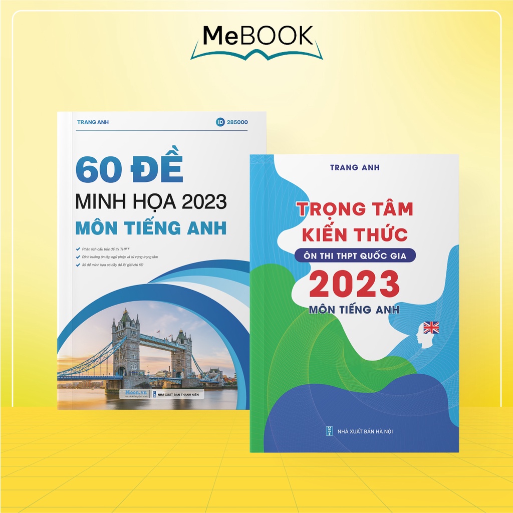 Combo Sách Bộ Đề Minh Họa Và Tổng Ôn Cấp Tốc Kiến Thức Tiếng Anh 2024