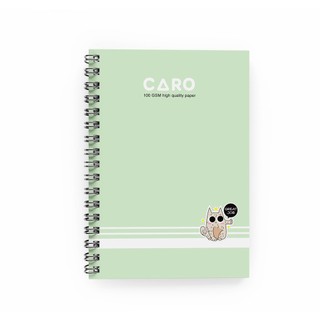 Sổ tay caro lò xo B5 TUANVIET BOOKS chất lượng cao 200 trang, phù hợp ghi chép, nhật ký