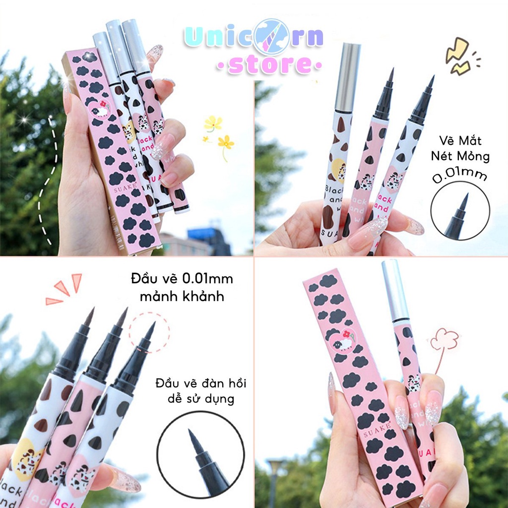 Bút Kẻ Mắt Suake Cừu Bông Dễ Thương Lâu Trôi C5