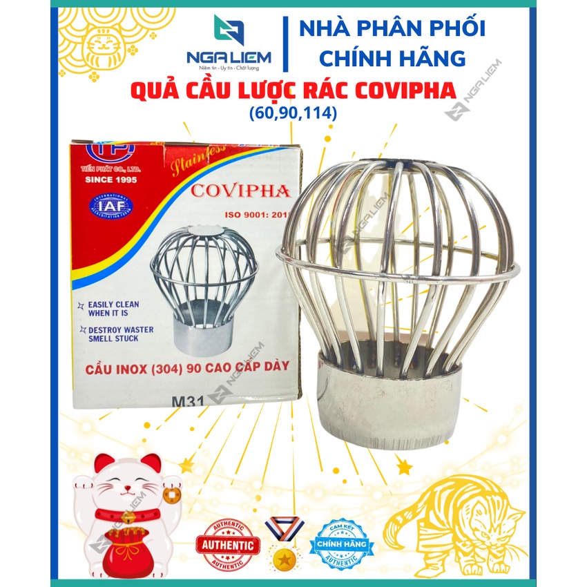Quả Cầu Lược Rác Inox 304 TP – Covipha (60, 90, 114mm) | Shopee Việt Nam