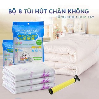 Bộ 8 túi hút trên không tặng kèm bơm tay