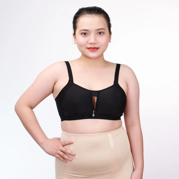 Áo lót Bigsize nữ mặc áo trắng - Áo ngực Big size cho áo dài - Bra cup lớn Không gọng học sinh, sinh viên Mã Av004