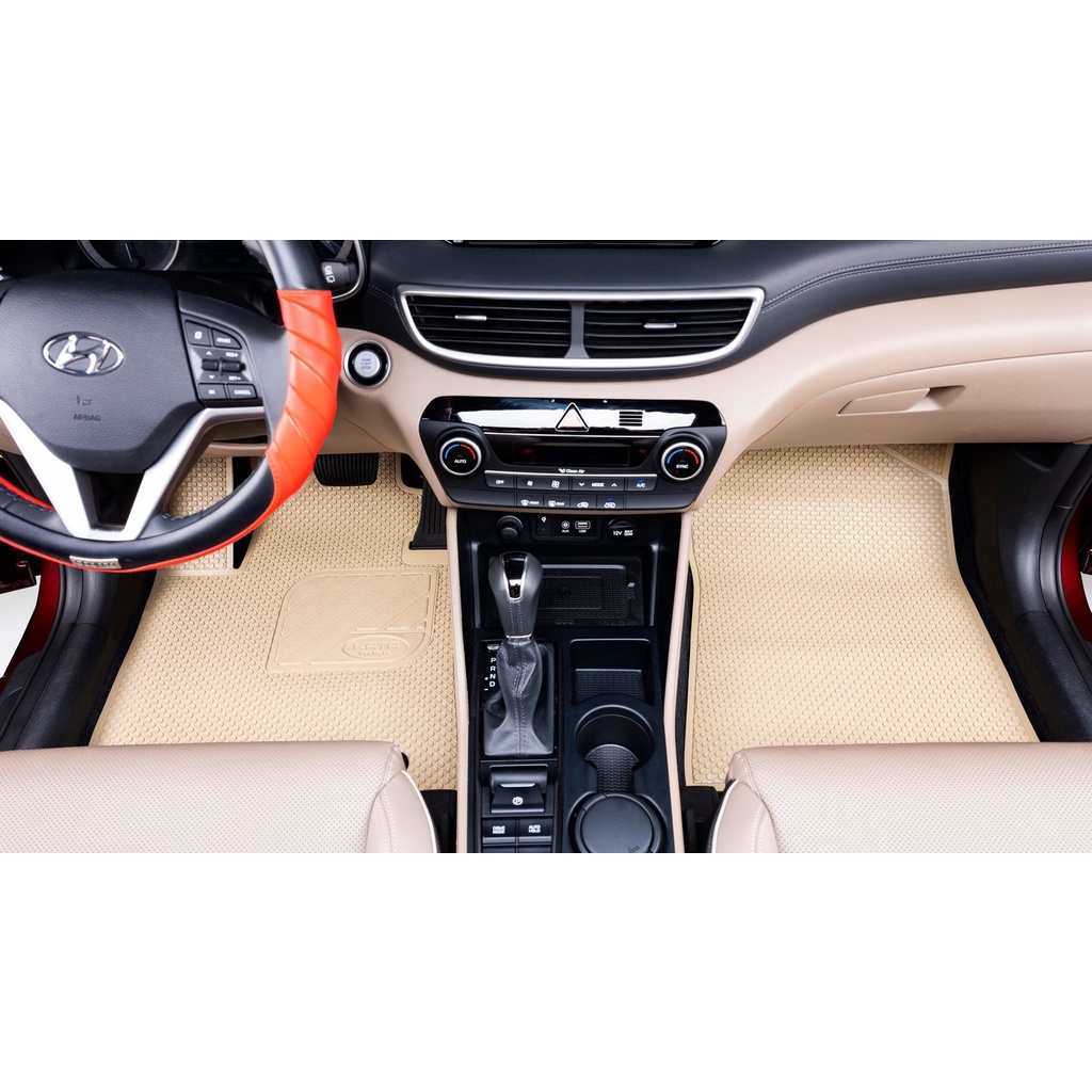 Thảm lót sàn ô tô cho xe Hyundai Tucson 2022-2025 - Phiên Bản PRO - Không ẩm mốc, Không thấm nước, Không mùi