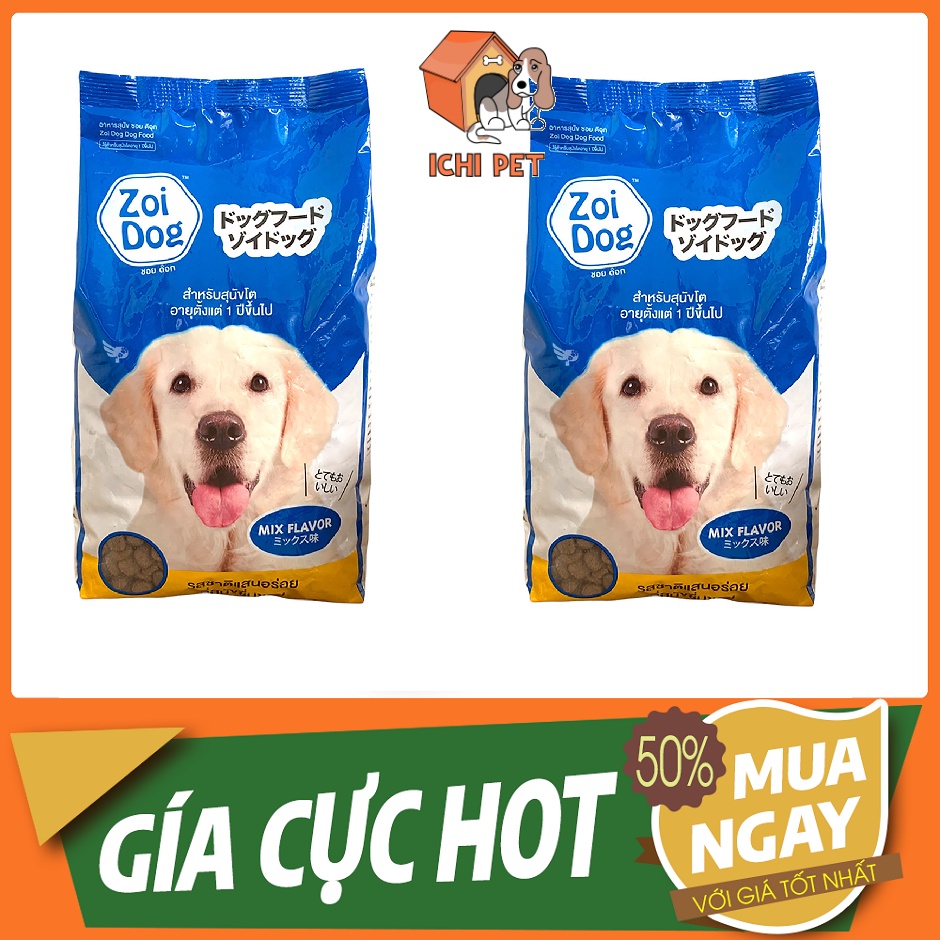 Thức ăn hạt cho chó ZOIDOG Giúp xương răng chắc khỏe ( Trọng lượng 1 kg ...