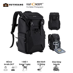 Balo K&F Concept đựng máy ảnh laptop dung tích 22l KF13.098 Xanh Đen