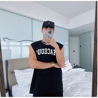 Áo Tanktop Cổ Tròn Bóng Rổ Phong Cách Nam Nữ Thể Thao, Chất Liệu Cotton Co Dãn 4 Chiều Thoáng Khí Thấm Hút Mồ Hôi