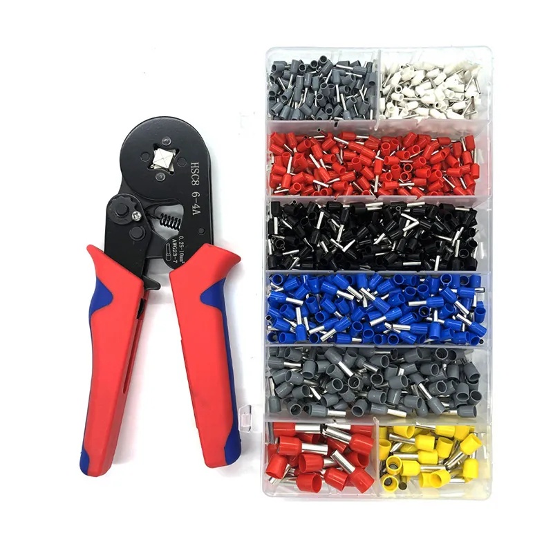 Kìm Bấm Cos Tròn HSC8 6-4A tự điều chỉnh kèm 1200 đầu cos đủ loại cos ...