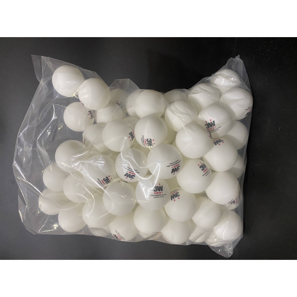 [Túi 50 quả] bóng tập luyện tiêu chuẩn  Sanwei 3w (Banh bóng bàn Sanwei 3w 50 trái)