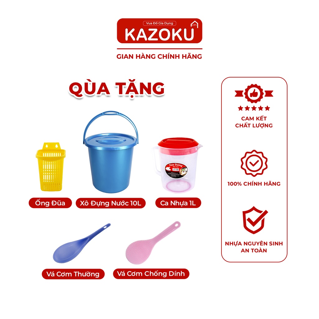 Kệ Chén LỚN, Kệ Bát Đĩa (Bao Gồm Mâm) - 52.5cm x 34.5cm - [KT] - Vua Đò Gia Dụng Kazoku