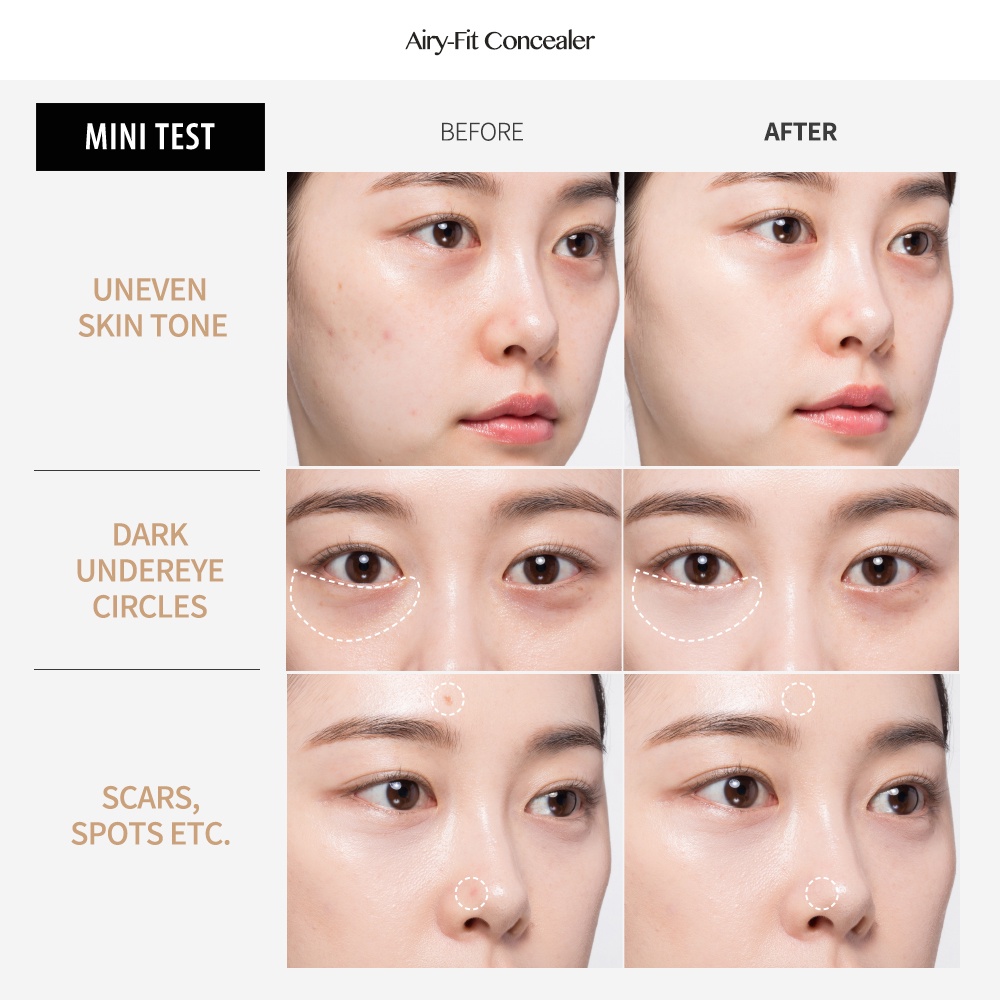 [CLIO] Kem che khuyết điểm Kill Cover Airy-Fit 3g
