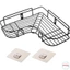 COMBO 1- 2 Kệ Góc Sắt góc tường Siêu Chắc - kệ đựng rất nhiều đồ phòng tắm siêu dính