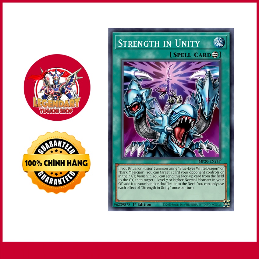 [Thẻ Bài Yugioh Chính Hãng] Strength in Unity | Shopee Việt Nam
