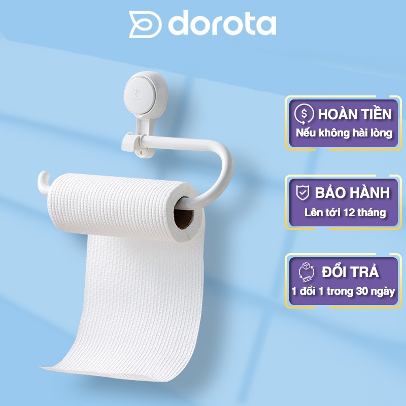 Giá treo khăn bếp DOROTA kitchen paper để khăn giấy lau tay màng bọc thực phẩm đa năng AW630