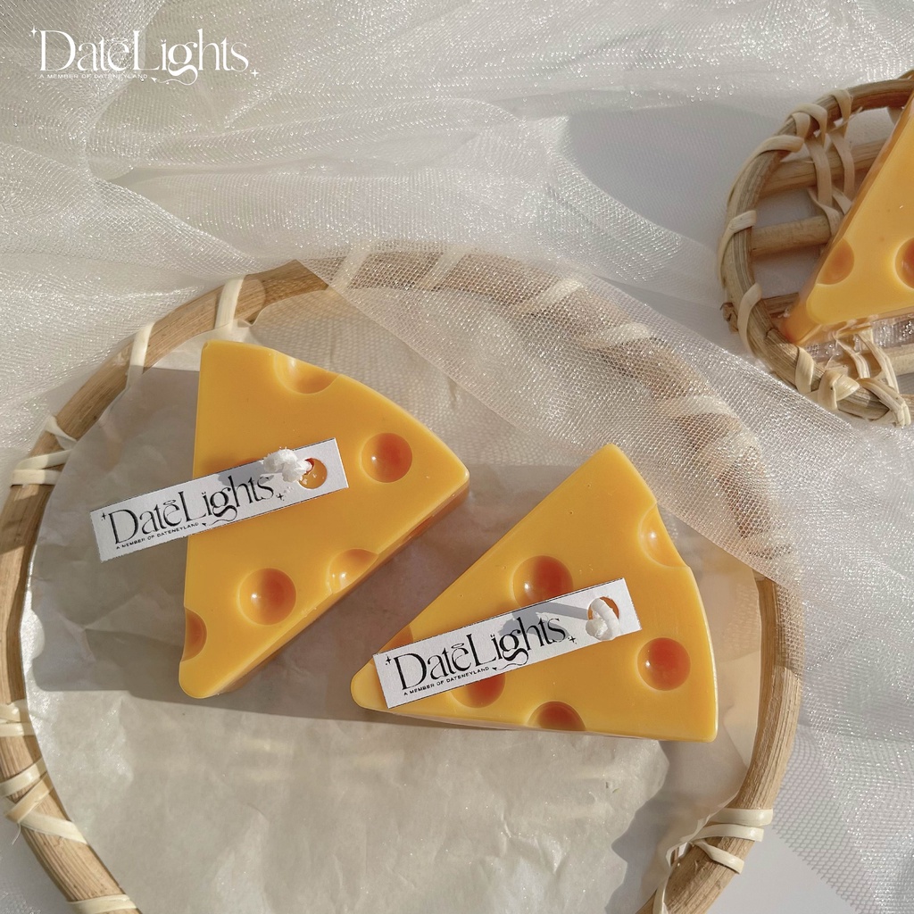 [Freeship] DATENEYLAND - Nến thơm hình Phô mai Say Cheese. Trang trí bàn học bàn làm việc, làm quà tặng. | BigBuy360 - bigbuy360.vn