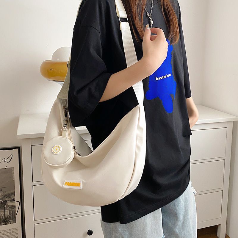 Túi tote Đeo Chéo Vải Canvas Thời Trang Hàn Quốc Đi Học , Đi Chơi dành cho cả nam và nữ tiện dụng