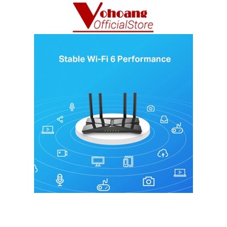 Bộ phát Router WiFi TP-LINK Archer AX10 Gigabit Băng Tần Kép chuẩn AX1500