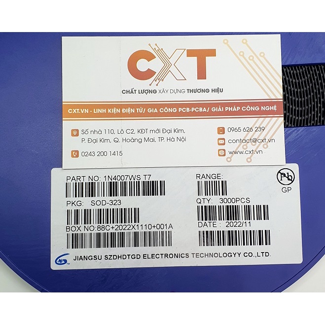1N4007WS T7 Diode Rectifiers 1A 1000V SOD-323(0805) (10c) | Shopee Việt Nam