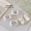 Khay chó nâu LUNA EYES kèm dụng cụ đeo lens