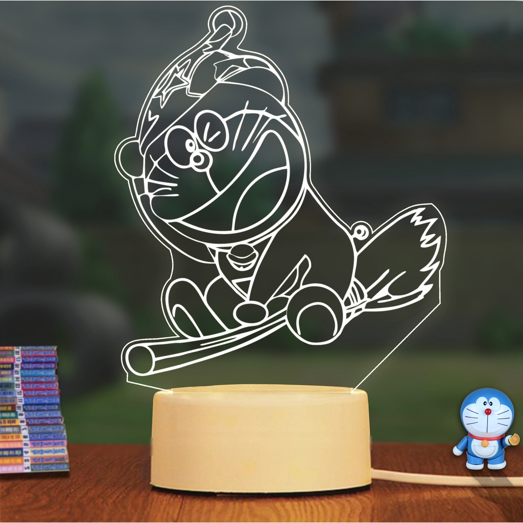 Đèn led 3D khắc hình Doraemon nhiều mẫu giá rẻ | Shopee Việt Nam