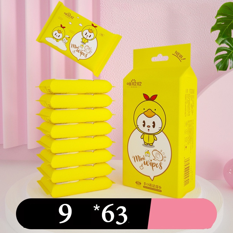[ Hỏa Tốc ] COMBO Bịch Khăn Giấy Ướt Mini Dễ Thương Bỏ Túi Tiện Lợi ( túi 8 gói )