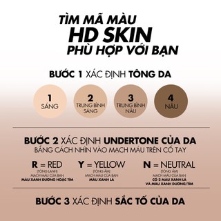Phấn Nền Trang Điểm Kiềm Dầu HD Skin Powder Foundation 11g - MAKE UP FOR EVER - Nhập khẩu độc quyền từ Pháp