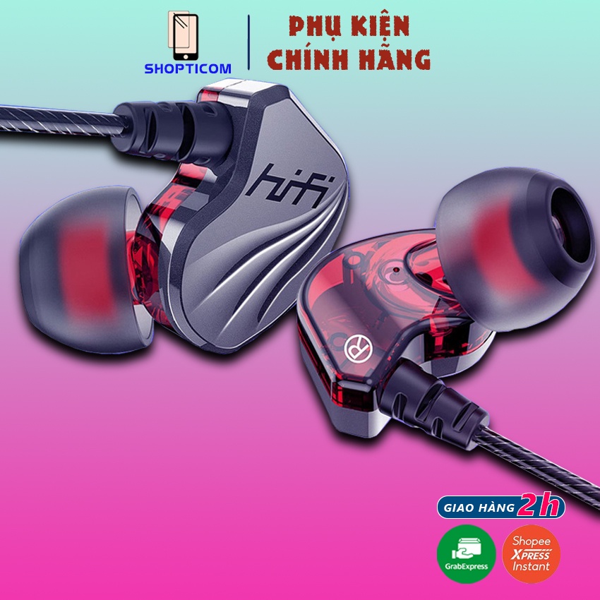 Tai Nghe Gaming Có Dây Nhét Tai S2000 Tai Phone In Ear Chơi Game Chống