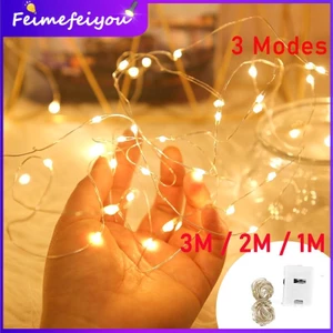 Dây Đèn LED 3M 3 Chế Độ Ánh Sáng Thần Tiên Trang Trí Trong Và Ngoài Nhà