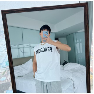 Áo Tanktop Cổ Tròn Bóng Rổ Phong Cách Nam Nữ Thể Thao, Chất Liệu Cotton Co Dãn 4 Chiều Thoáng Khí Thấm Hút Mồ Hôi