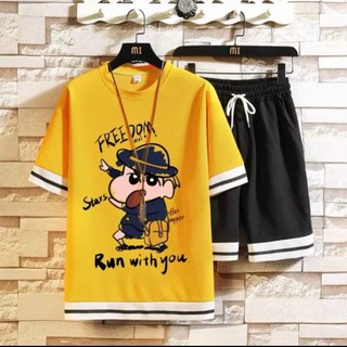 Quần Áo Nam In Hoạt Hình ⚡️ SIÊU PHẨM ⚡️ Sét Đồ Bộ Nam Nữ Mặc Nhà CUSIN đẹp rẻ mới nhất K1
