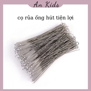 Cọ rửa ống hút tiện lợi chất liệu thép không gỉ Ankids