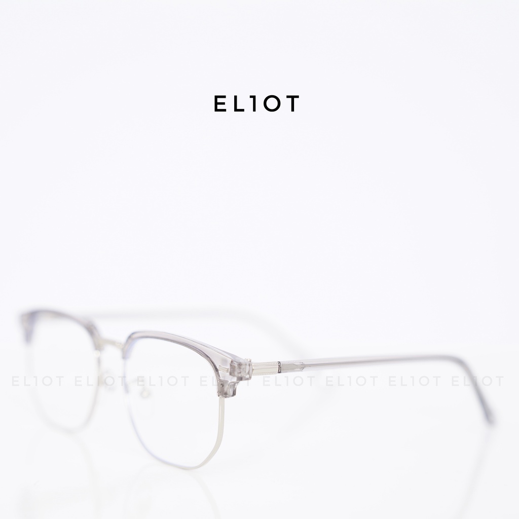 Gọng kính cận ELIOT Eyewear Clubmaster EL2204 mắt kính nửa viền chống ánh sáng xanh có thể thay thế tròng cận