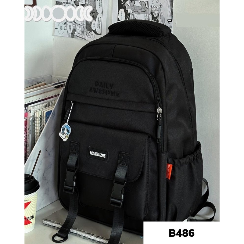 Balo nam nữ đi học phối màu thời trang ulzzang hàn quốc size lớn Daily awesome vừa lap 15.6 in B486 gaga store
