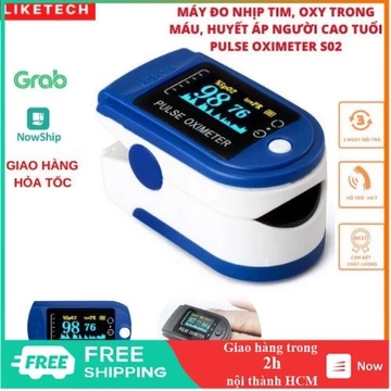 Máy đo nồng độ oxy kẹp ngón tay màn hình to cho kết quả chính xác LK87