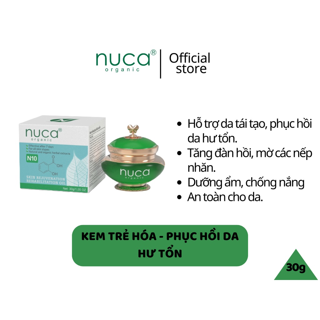 Kem NUCA Kem Trẻ Hóa Phục Hồi Da Hư Tổn NUCA