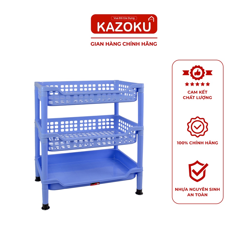 Kệ Chén LỚN, Kệ Bát Đĩa (Bao Gồm Mâm) - 52.5cm x 34.5cm - [KT] - Vua Đò Gia Dụng Kazoku