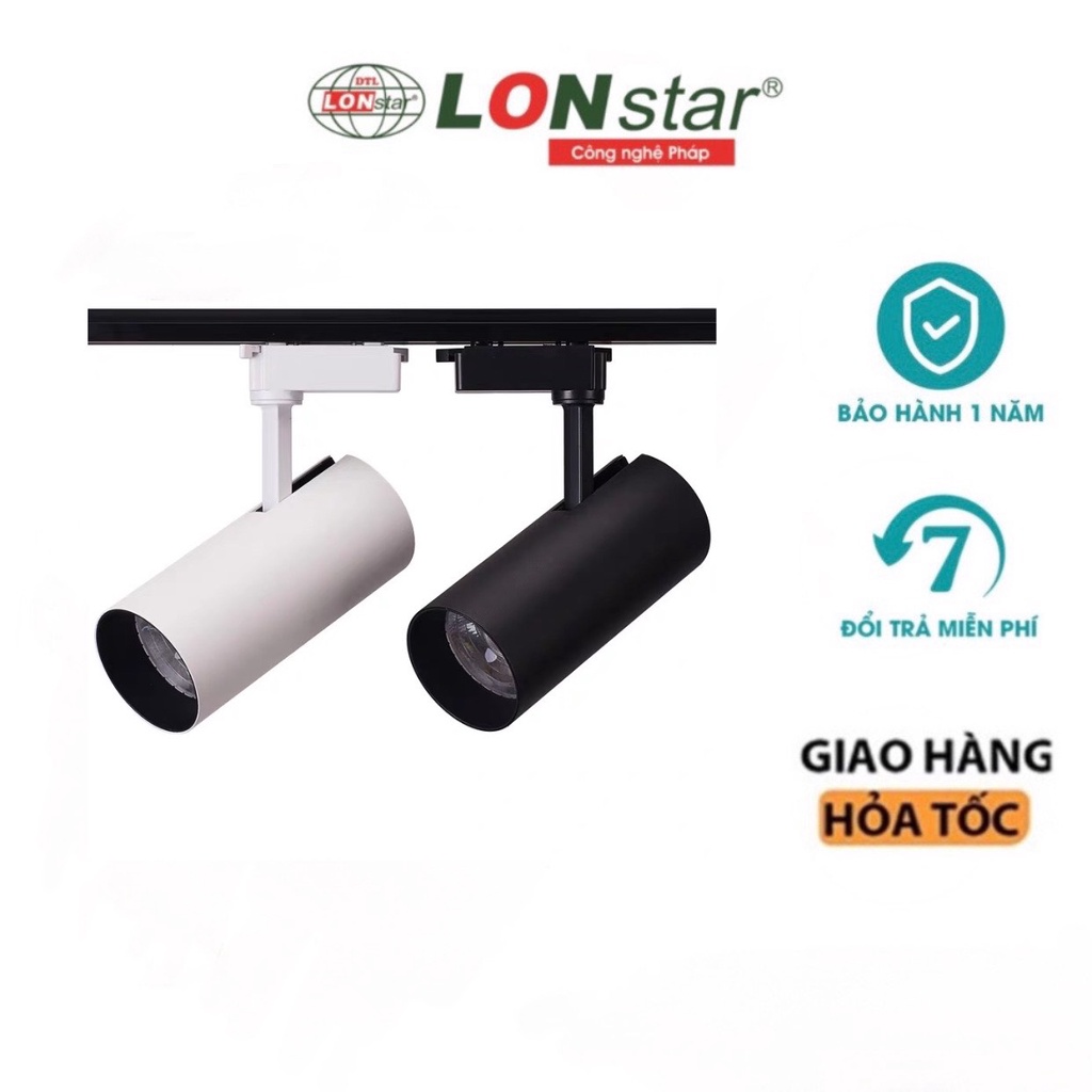 Đèn rọi ray LONstar Led COB chiếu điểm ánh sáng trắng,vàng,trung tính ...