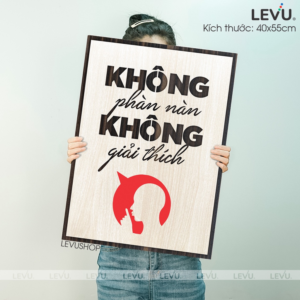 Tranh Treo Tường Handmade LEVU054 trang trí văn phòng nhân viên