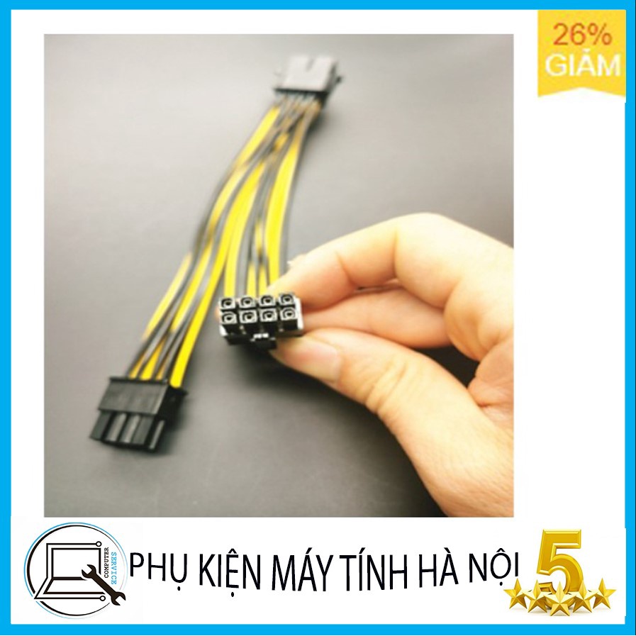 Dây cáp chia nguồn 8Pin CPU 1 ra 2 dài 20cm - Dây chuẩn | Shopee Việt Nam